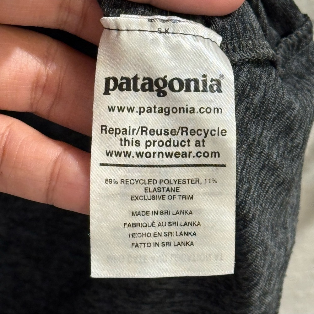 Patagonia Women’s Small Gray Seabrook Zip Neck Top Layer Outdoor Hiking Gorpcore - Picture 6 of 7